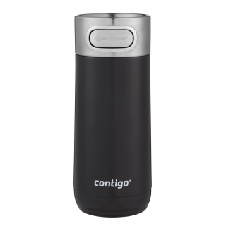 Contigo Thermotrinkflasche Luxe Autoseal Edelstahl 360ml (hält stundenlang kalt/heiss) schwarz